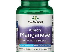 Swanson Albion Chelated Manganese 10mg - 180 Capsule (Mangan chelat)